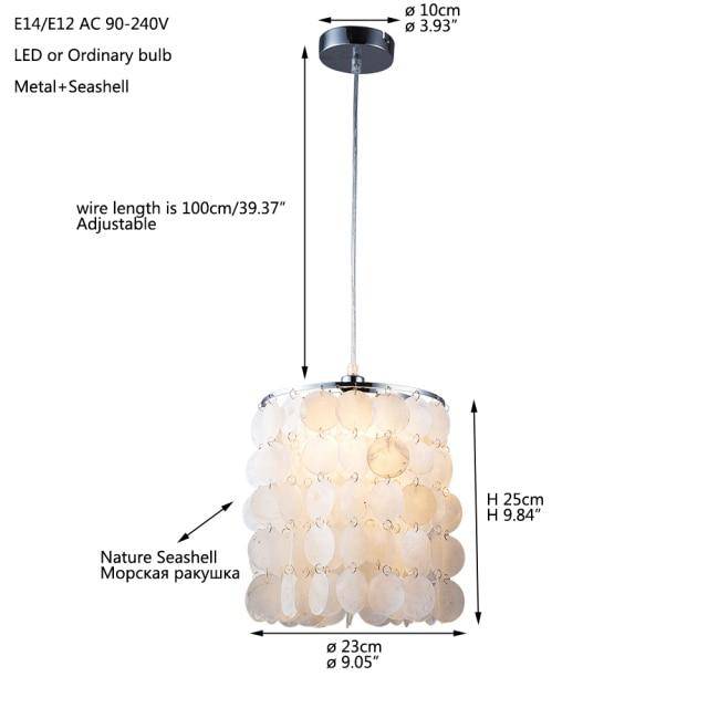 Suspension design à LED avec maille en verre Loft - vue 5 sur 7