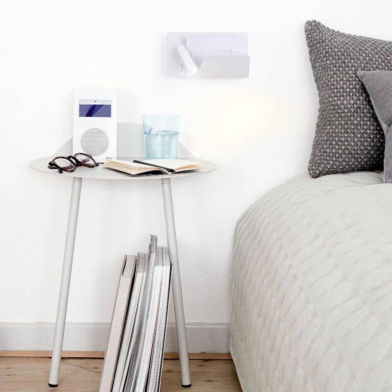 Applique à spot LED ajustable avec support livre - vue 3 sur 7