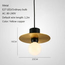 Personnalité nordique lampes suspendues à tête unique E27 lampes à pendentif LED pour salon chambre salle de bains allée restaurant chambre d'hôtel