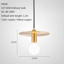 Personnalité nordique lampes suspendues à tête unique E27 lampes à pendentif LED pour salon chambre salle de bains allée restaurant chambre d'hôtel