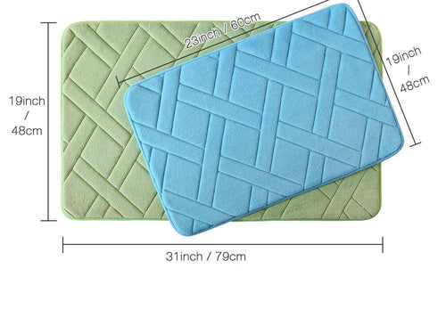 Tapis de bain rectangle coloré haute qualité Bath