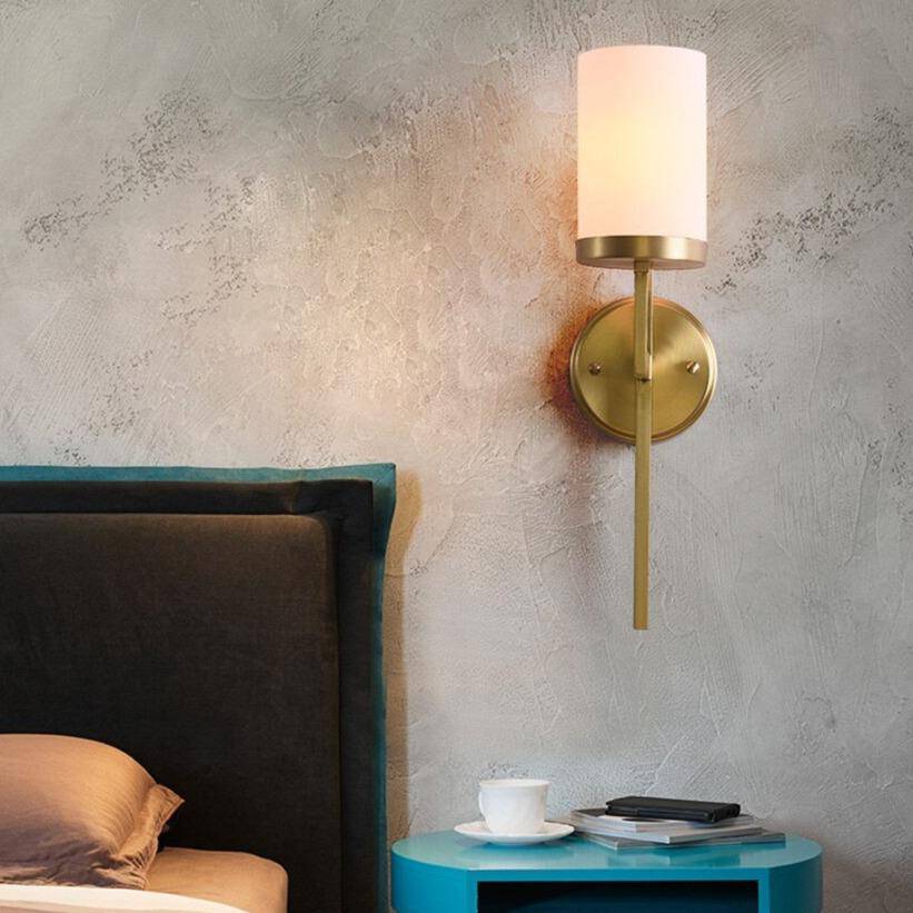 Applique murale design LED en métal doré style Luxury - vue 3 sur 7