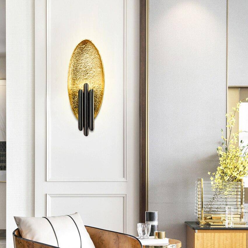 Applique murale design LED arrondie avec trois tubes style Sconce - vue 4 sur 7