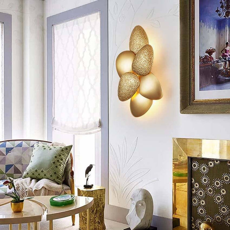 Applique murale design galets dorés Luxury