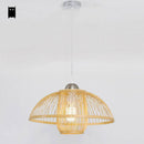 Suspension en bambou naturel Wicker