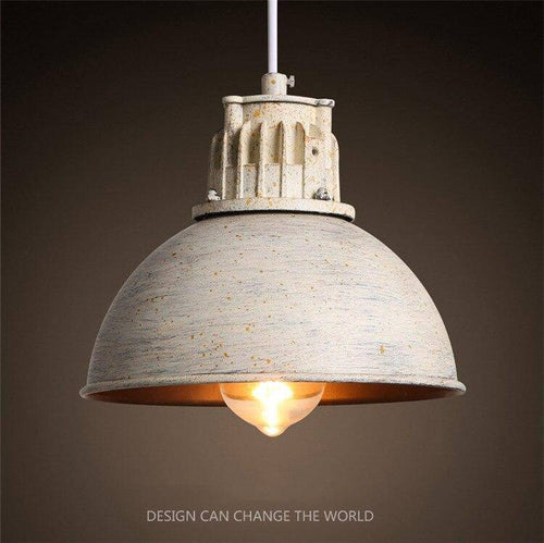 Suspension retro demi boule style industrielle