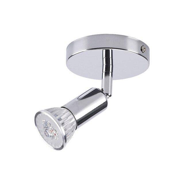 Plafonnier chromé barres à spots LED Spotlight - vue 5 sur 7