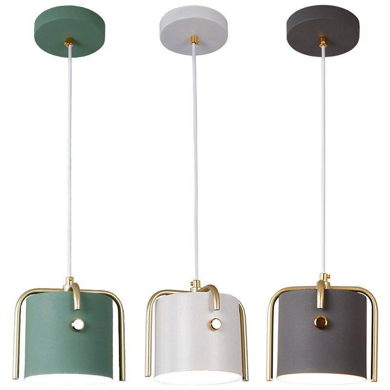 Suspension design à LED en métal coloré style Kitchen - vue 7 sur 7