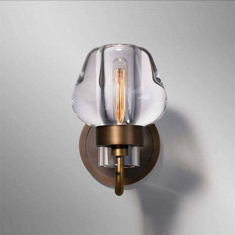 Applique murale design LED avec verre cristal style Sconce - vue 5 sur 4