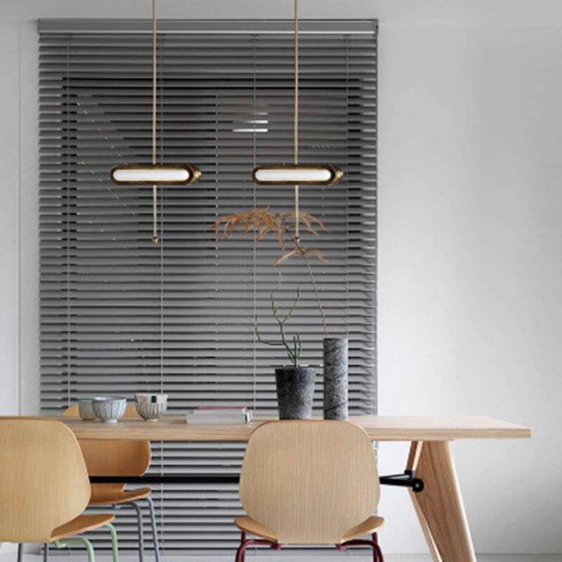 Suspension design LED arrondie en métal style Shining - vue 3 sur 10
