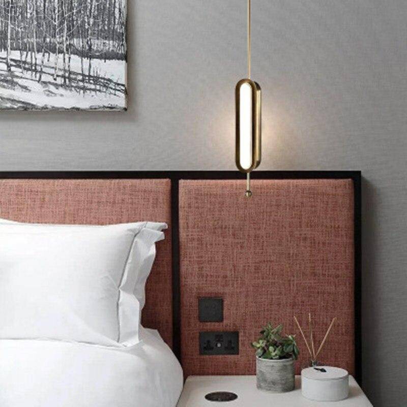 Suspension design LED arrondie en métal style Shining - vue 4 sur 10