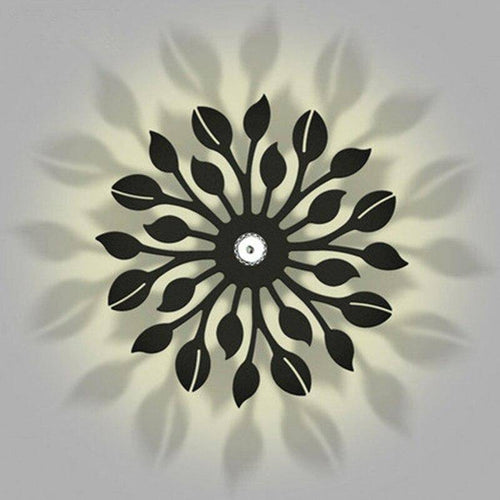Applique murale design LED en métal style Sun Creative