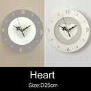 Horloge murale ronde style moderne aux motifs animaux 25cm