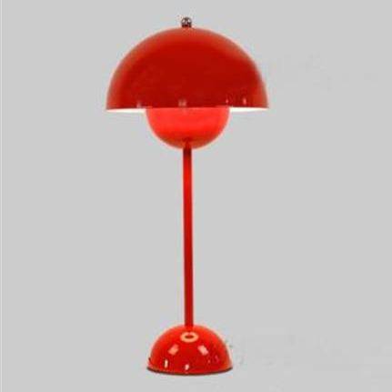 Lampe de bureau moderne LED en métal coloré avec abat-jour arrondi - vue 8 sur 8