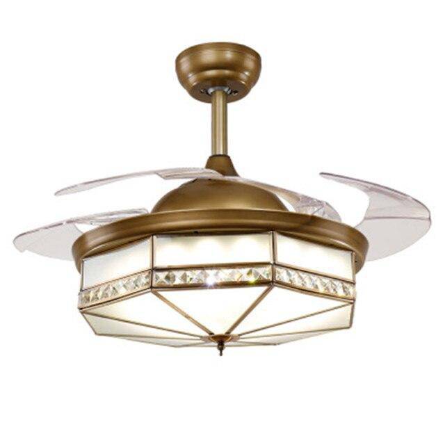 Suspension rétro à LED en métal doré et abat-jour Copper - vue 7 sur 7
