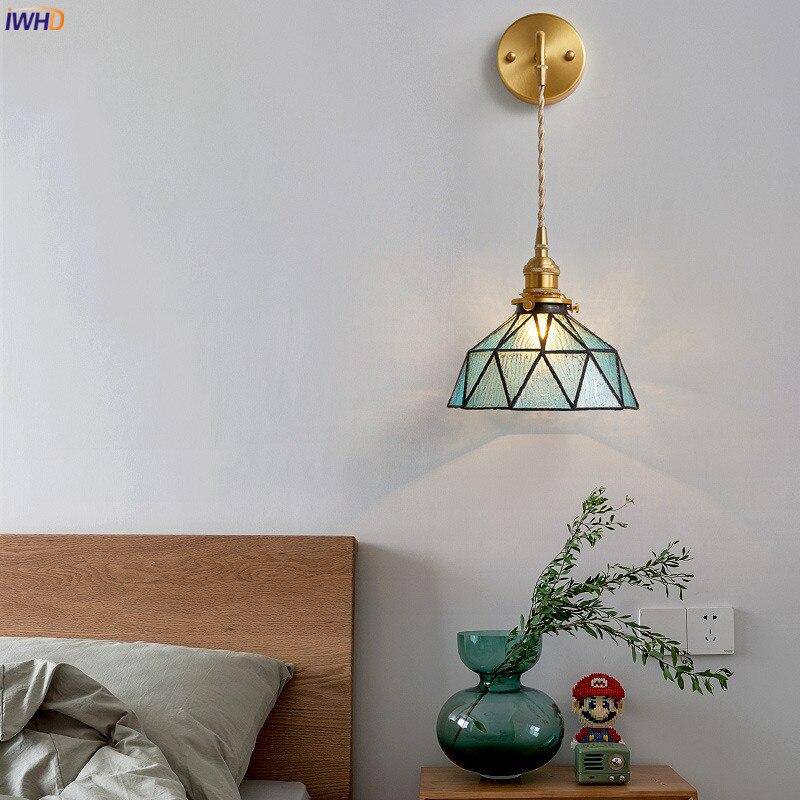 Applique murale design à LED avec abat-jour en verre rétro Light - vue 4 sur 7