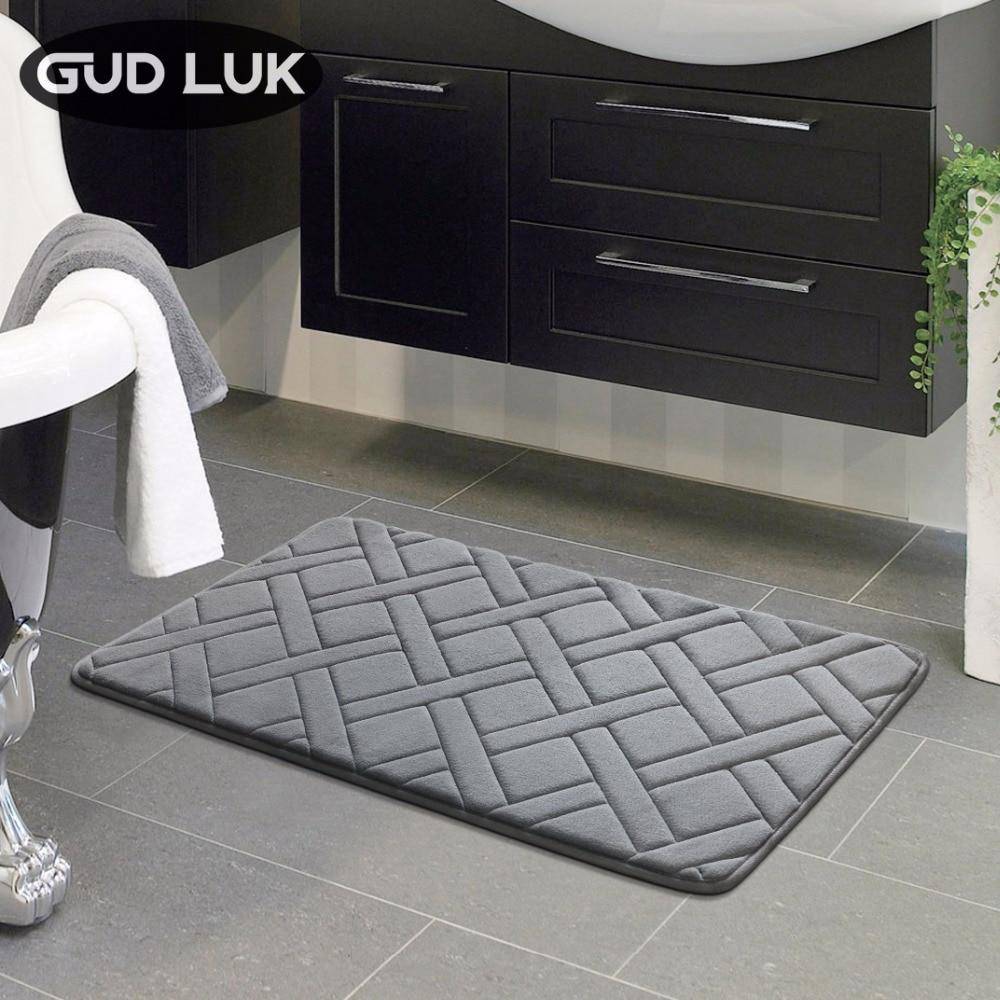 Tapis de bain rectangle coloré haute qualité Bath - vue 3 sur 11