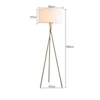 Lampadaire moderne LED tripod avec abat-jour cylindrique