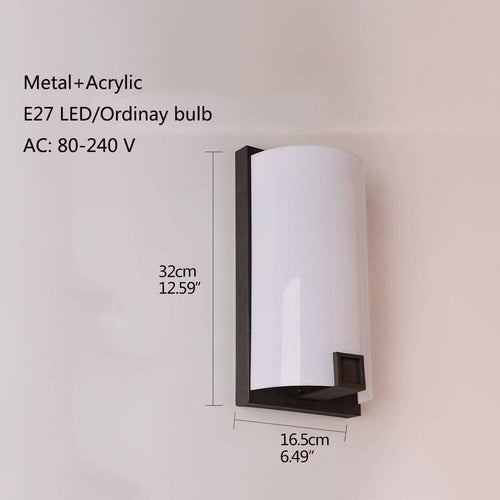 Applique murale moderne à LED demi-cylindre Bedroom