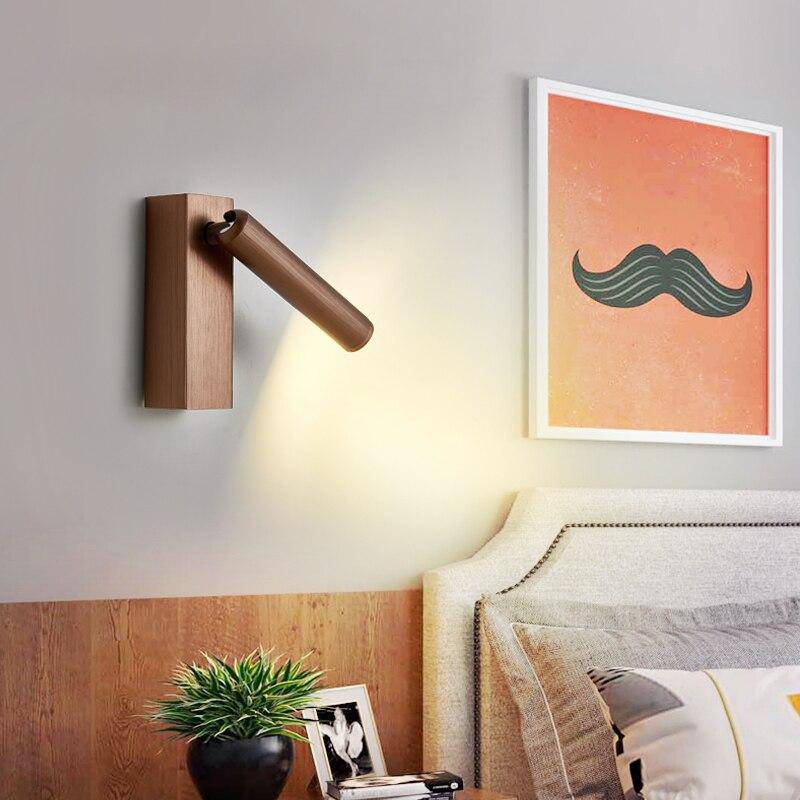 Applique murale design à LED en métal avec cylindre style Hotel - vue 2 sur 11