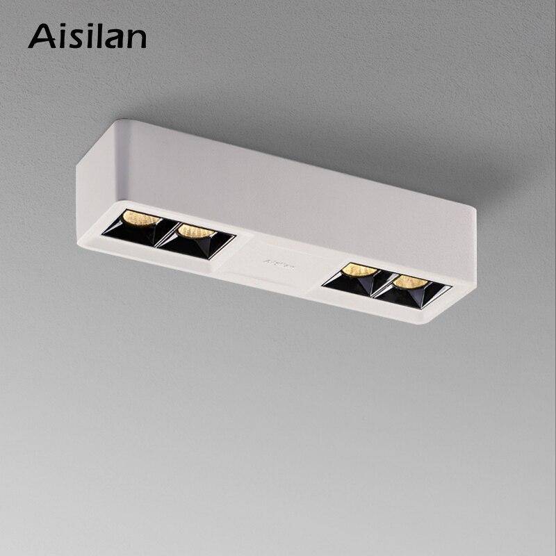 Spot rectangle moderne LED en métal design Light - vue 7 sur 8