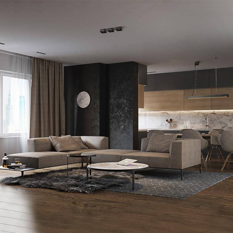Spot moderne LED carré style Square - vue 3 sur 5