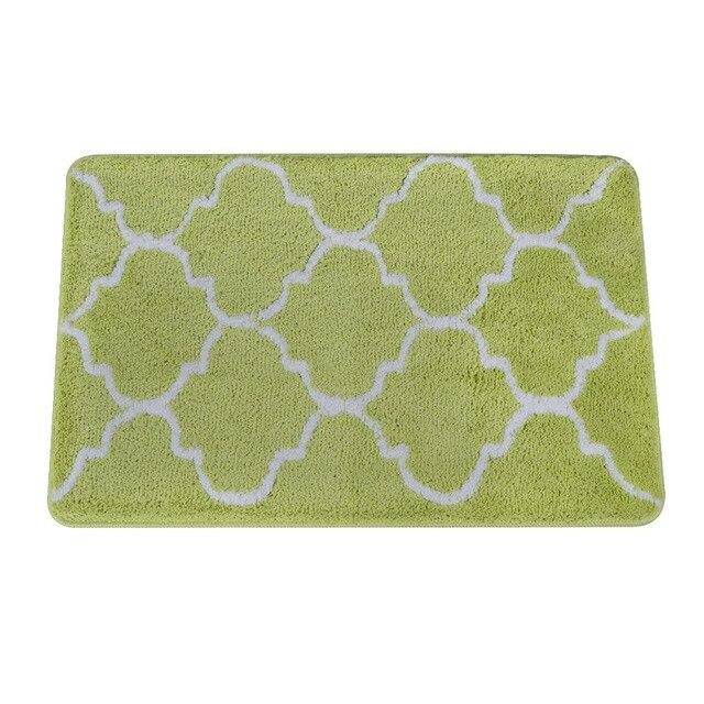 Tapis de bain rectangle coloré à motifs Finel - vue 6 sur 7