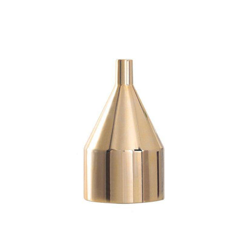 Vase design en céramique doré Mory A