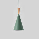Suspension moderne LED abat-jours différents et colorés Alda