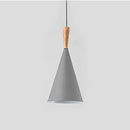 Suspension moderne LED abat-jours différents et colorés Alda