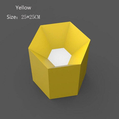 Plafonnier hexagonal de couleur Geometric