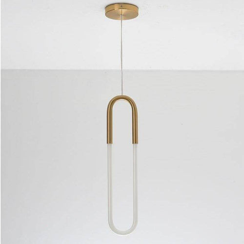 Suspension design moderne LED en anneau allongé Hang