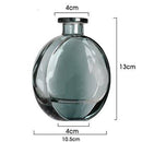 Vase en verre cristal coloré style parfumerie