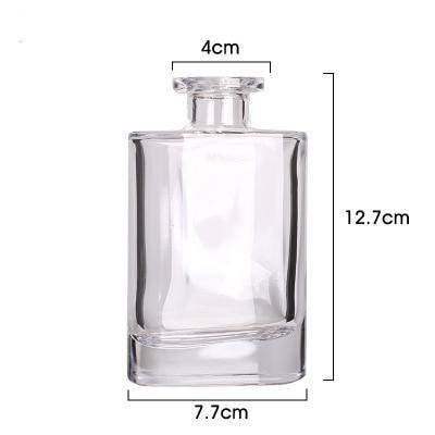 Vase en verre cristal coloré style parfumerie