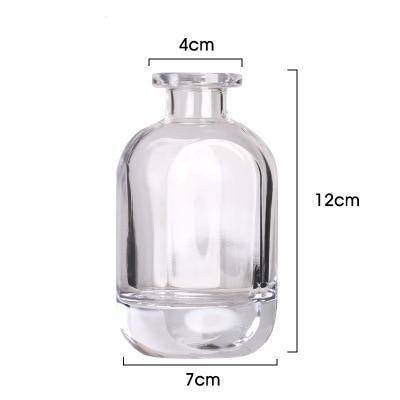 Vase en verre cristal coloré style parfumerie