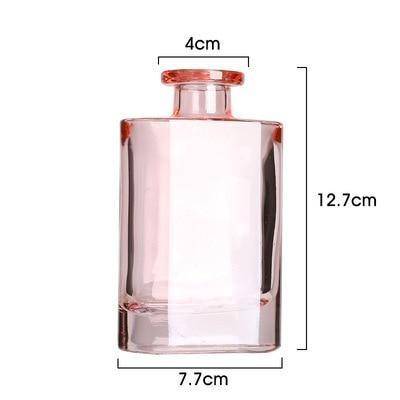 Vase en verre cristal coloré style parfumerie - vue 13 sur 19