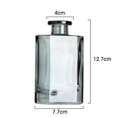 Vase en verre cristal coloré style parfumerie