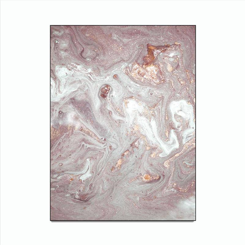 Tapis moderne rose et blanc style abstrait - vue 4 sur 3