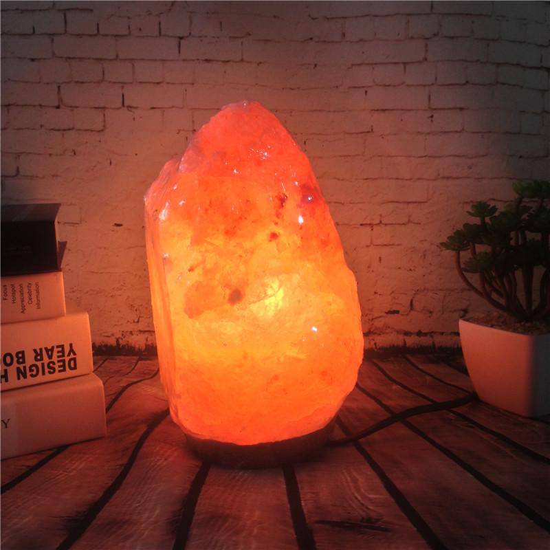 Lampe à poser LED en pierre de sel Himalaya - vue 3 sur 4