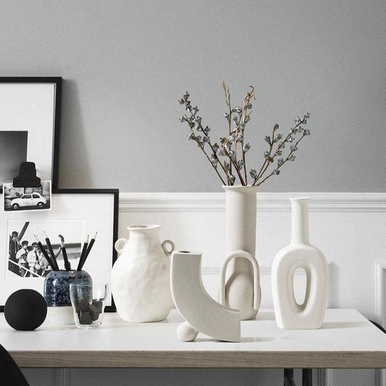 Vase moderne en céramique japonaise style Zen - vue 7 sur 16