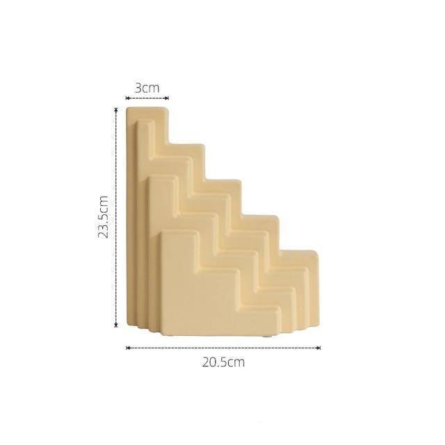 Vase moderne aux formes géométriques style Floride B