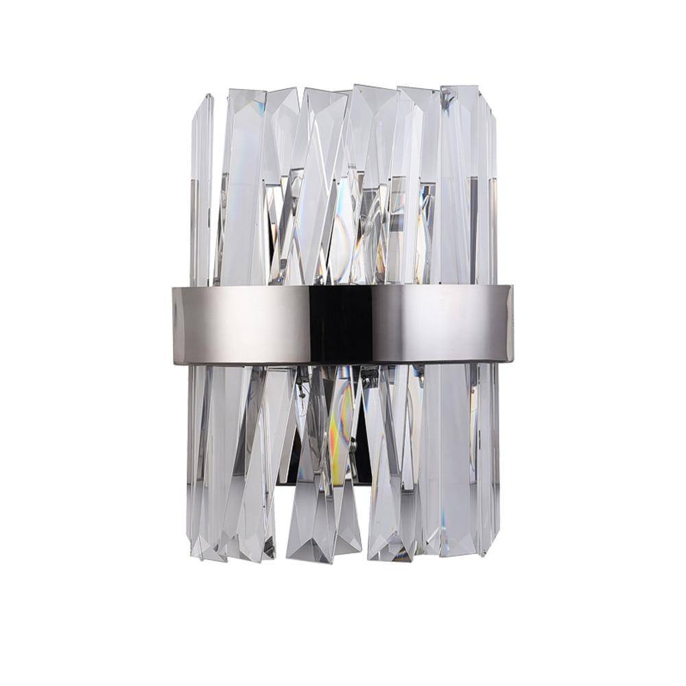 Applique murale design LED en verre cristal et métal Luxury rétro - vue 5 sur 5