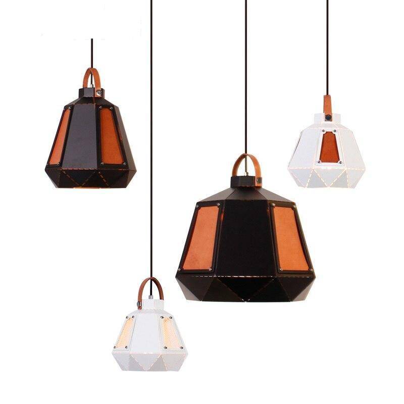 Suspension géométrique LED en métal fumé Light - vue 4 sur 15