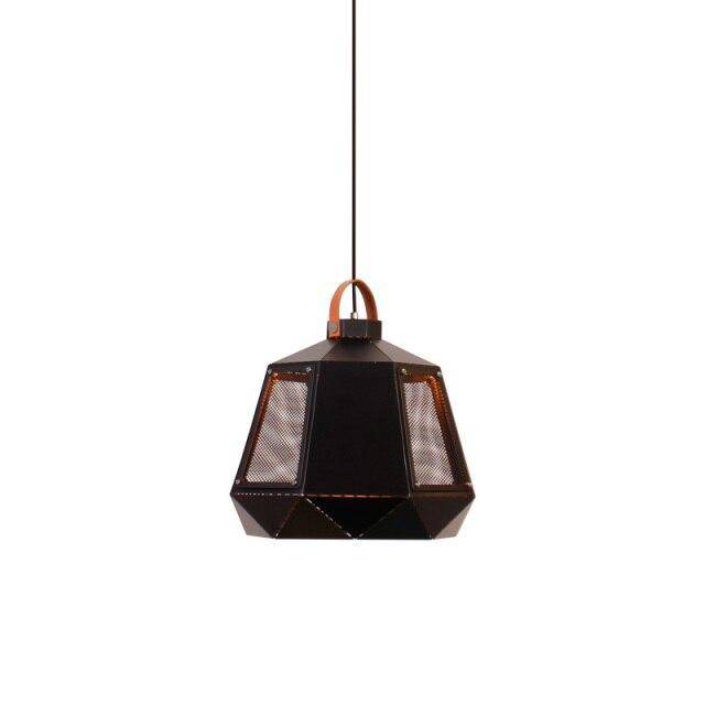 Suspension géométrique LED en métal fumé Light - vue 15 sur 15