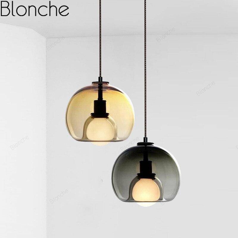 Suspension design LED en verre fumée Lights - vue 5 sur 10