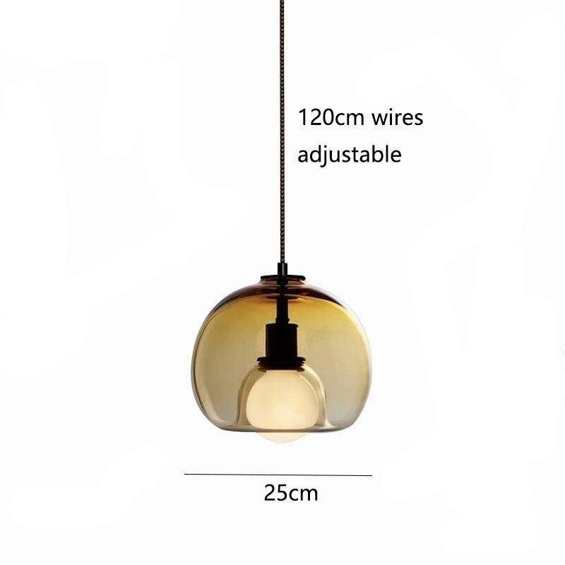 Suspension design LED en verre fumée Lights - vue 8 sur 10