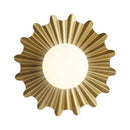 Applique murale design LED dorée style Creative Sun
