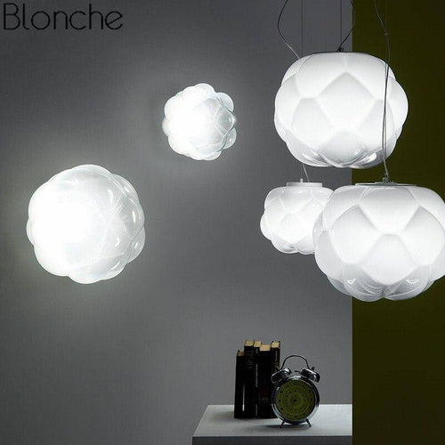 Suspension moderne à LED en verre style Cloud Light