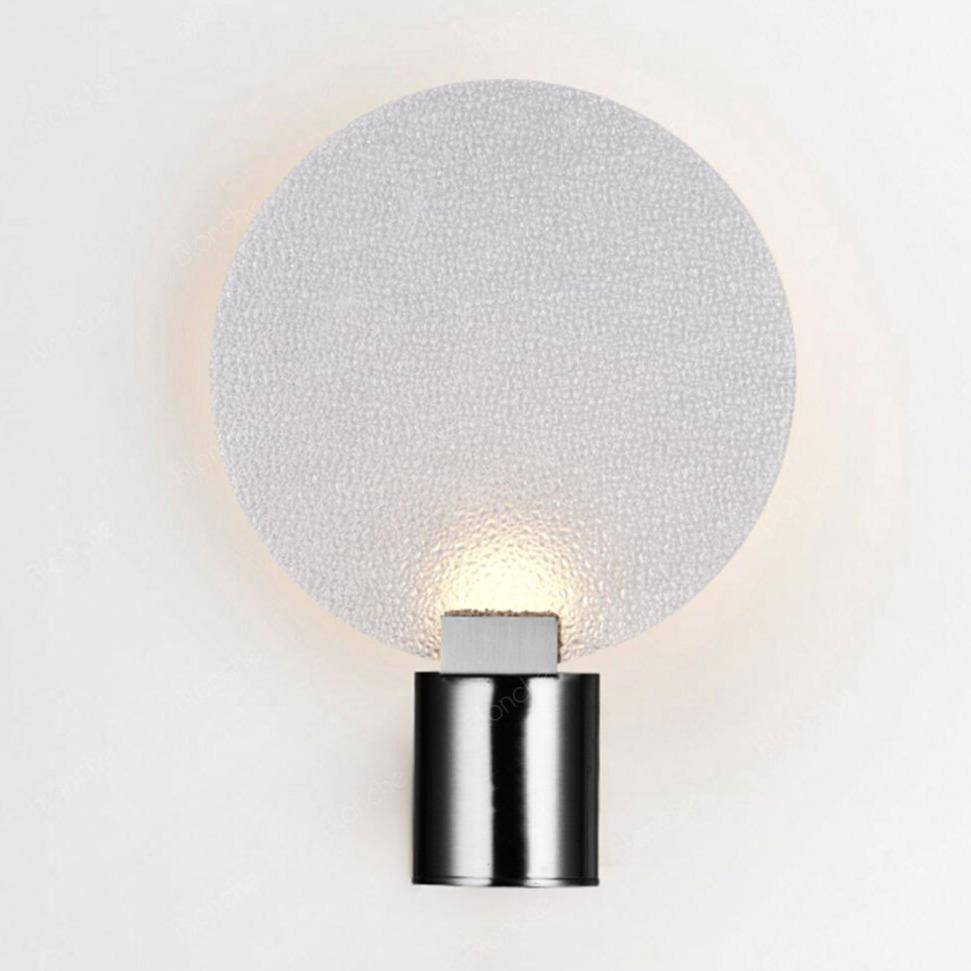 Applique murale design LED en métal avec disque en verre Sconce - vue 5 sur 7