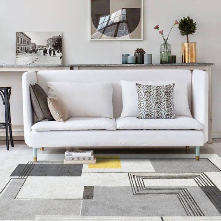 Tapis moderne rectangle aux motifs géométriques - vue 6 sur 5